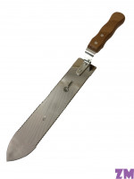 Нож для распечатки сот 'Зубчатый Jero 250 mm' (Деревянная ручка)